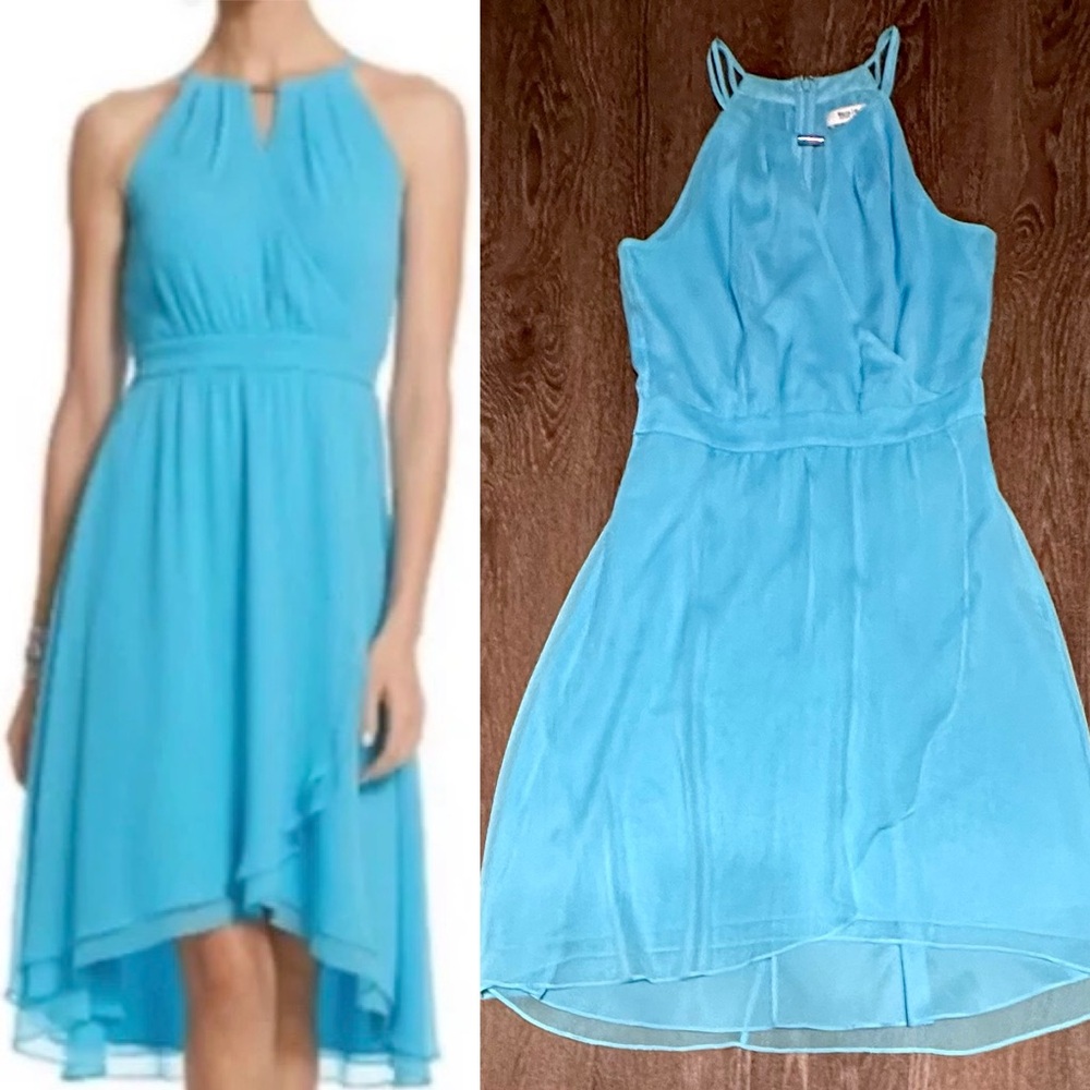 White House Black Market Dress Size 8 Blue